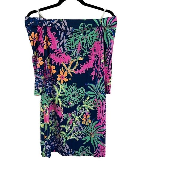 Lilly Pulitzer Laurana OTS Shift Dress AllA Glow - Picture 4 of 13